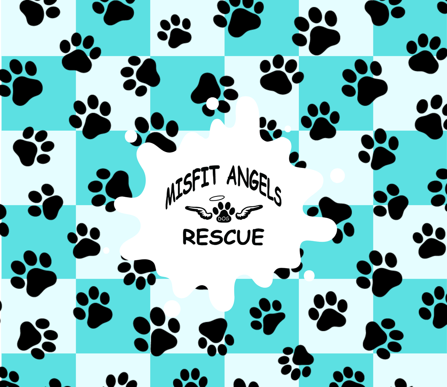 Misfit Angels Checkerboard Tumbler