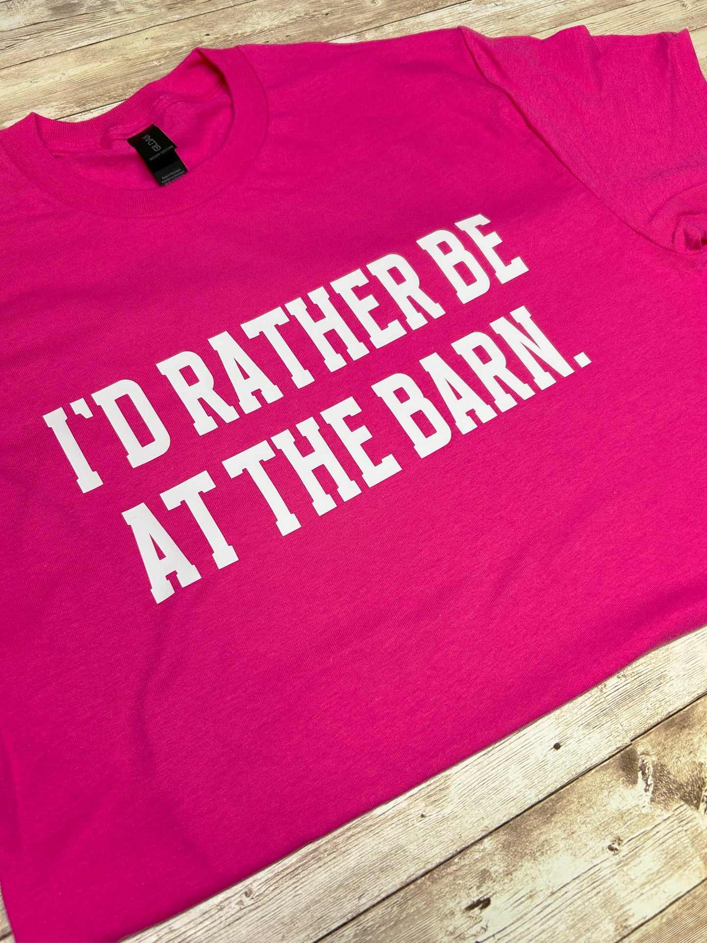 I'd Rather Be at the Barn