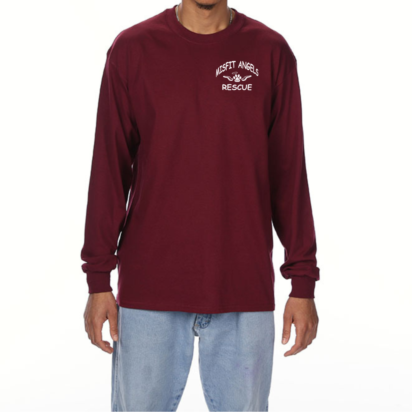 Misfit Angels Dog Rescue Long Sleeve Shirt