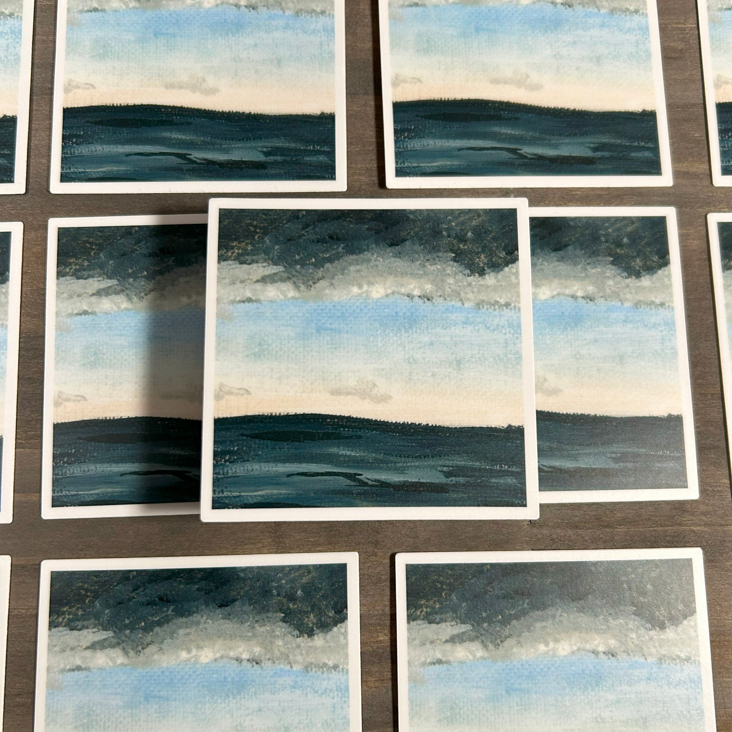 On the Horizon Landscape Matte Vinyl Sticker