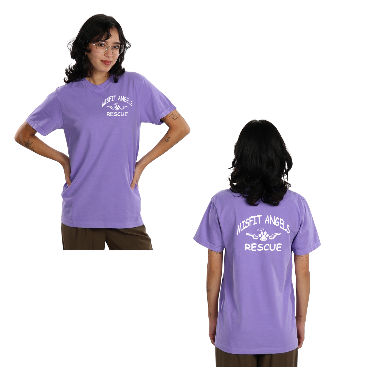 LIMITED EDITION Misfit Angels Dog Rescue T-Shirt