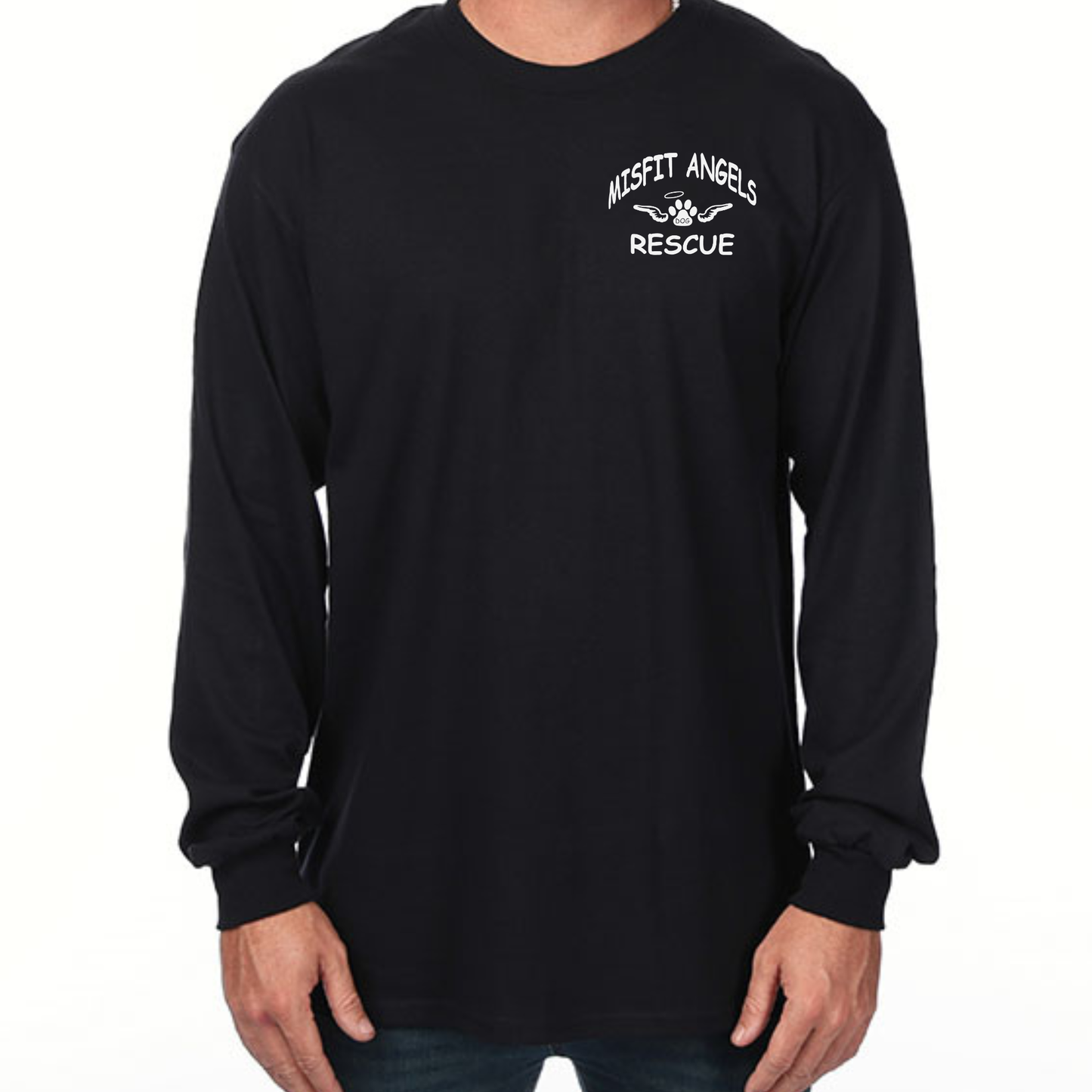 Misfit Angels Dog Rescue Long Sleeve Shirt