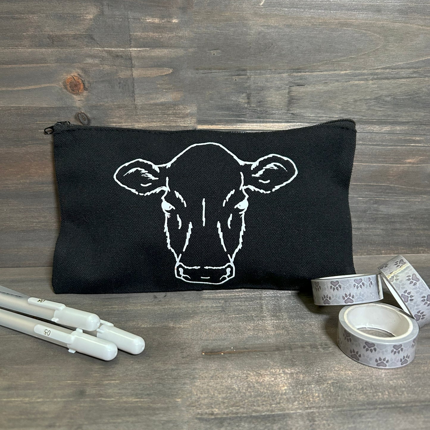 Cute Cow Pencil Pouch