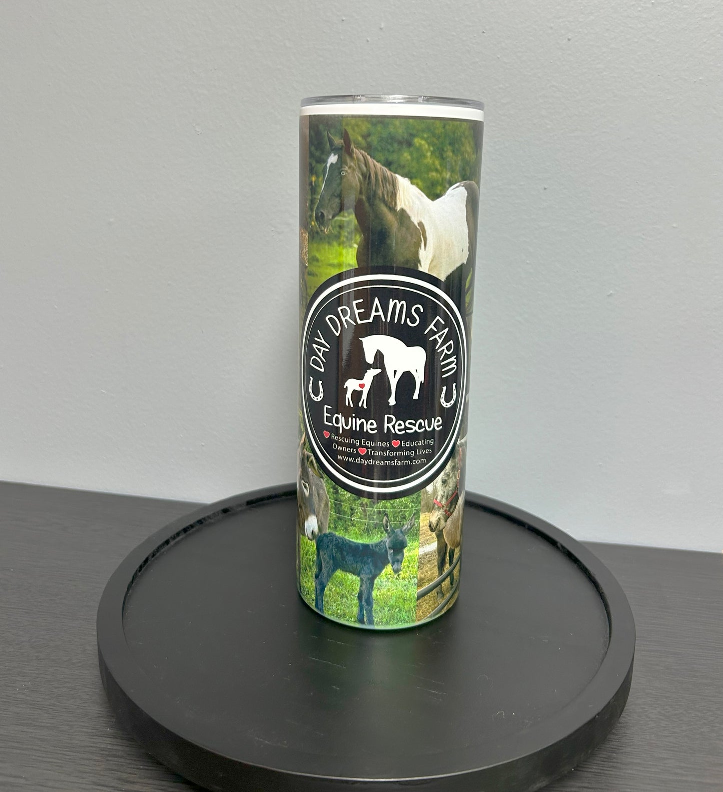 Day Dreams Farm Horses Tumbler