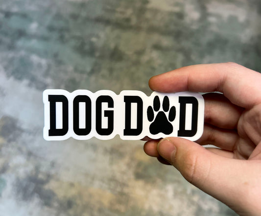 Dog Dad Matte Vinyl Sticker