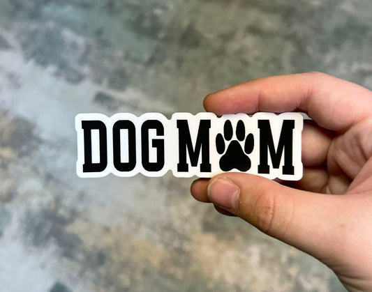 Dog Mom Matte Vinyl Sticker