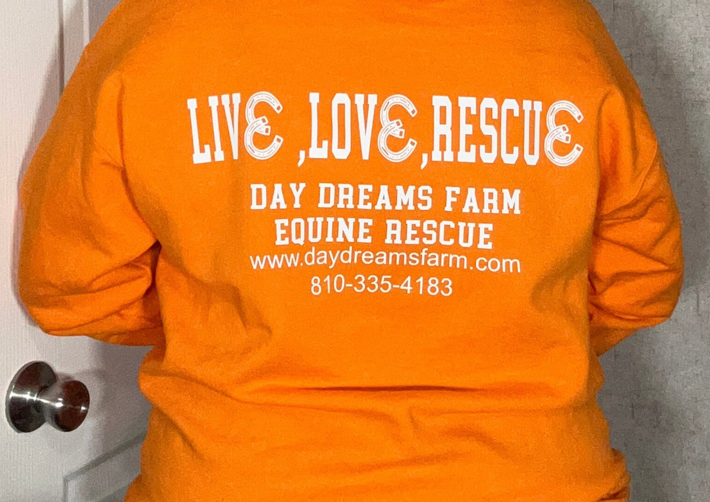 Day Dreams Farm "Live, Love, Rescue" Crewneck