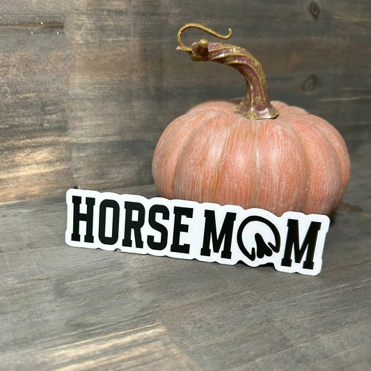 Horse Mom Matte Vinyl Sticker