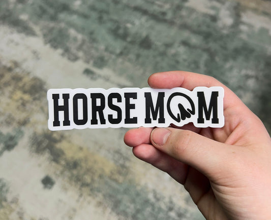 Horse Mom Matte Vinyl Sticker