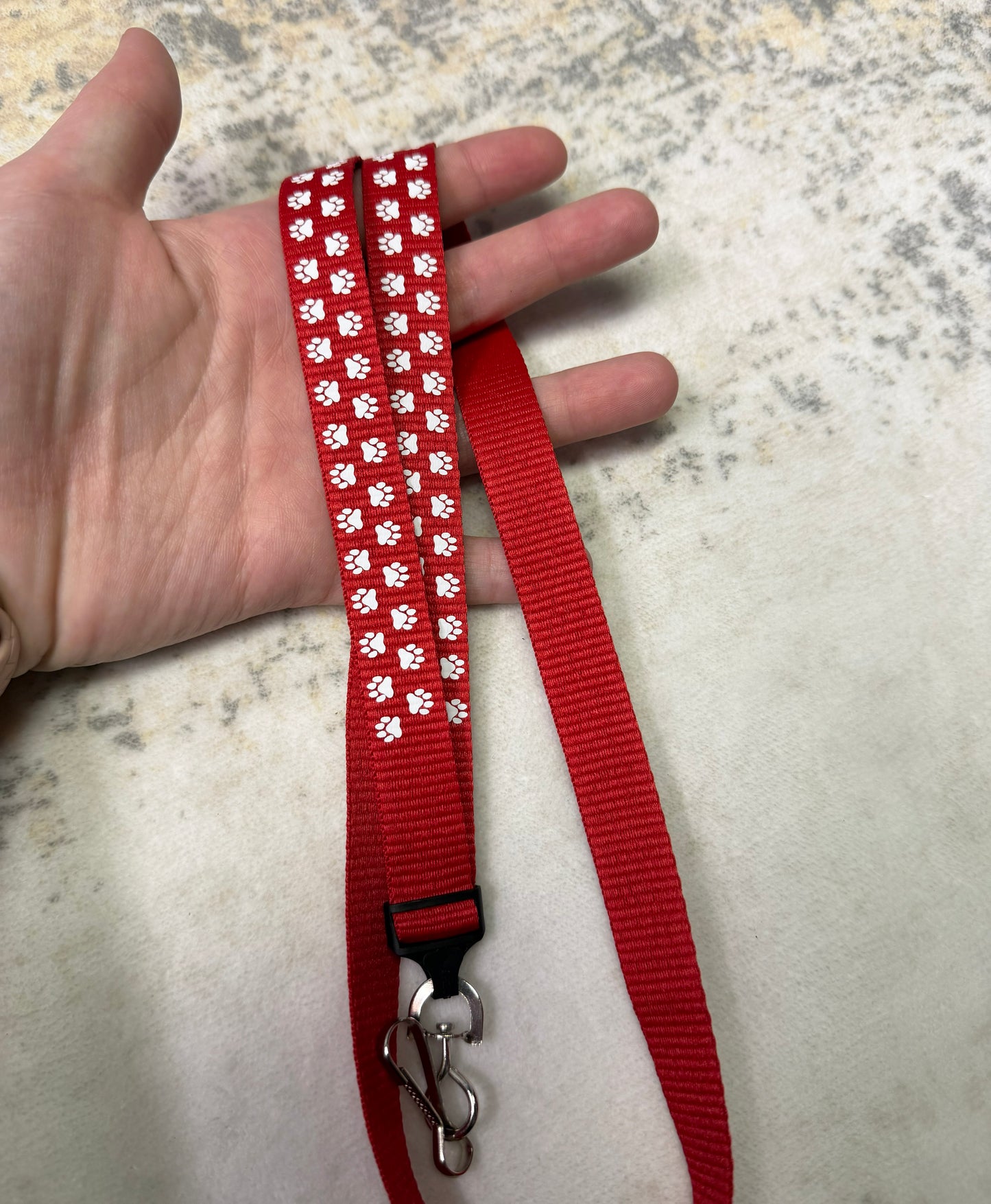 Pawprint Breakaway Lanyard