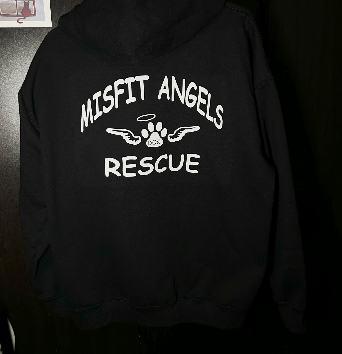 Misfit Angels Dog Rescue Zip-Up Jacket