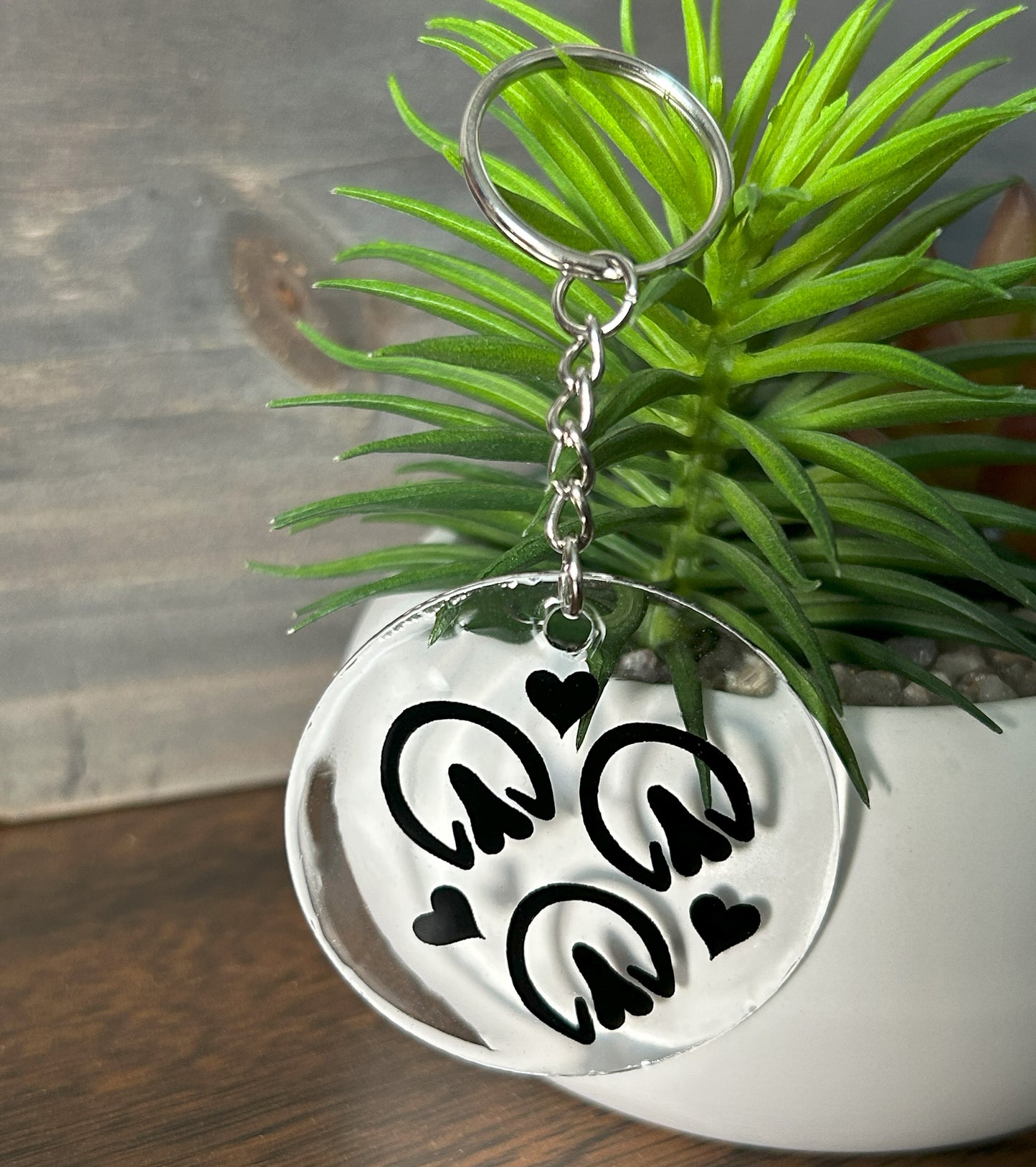 I Love Horses Acrylic Keychain