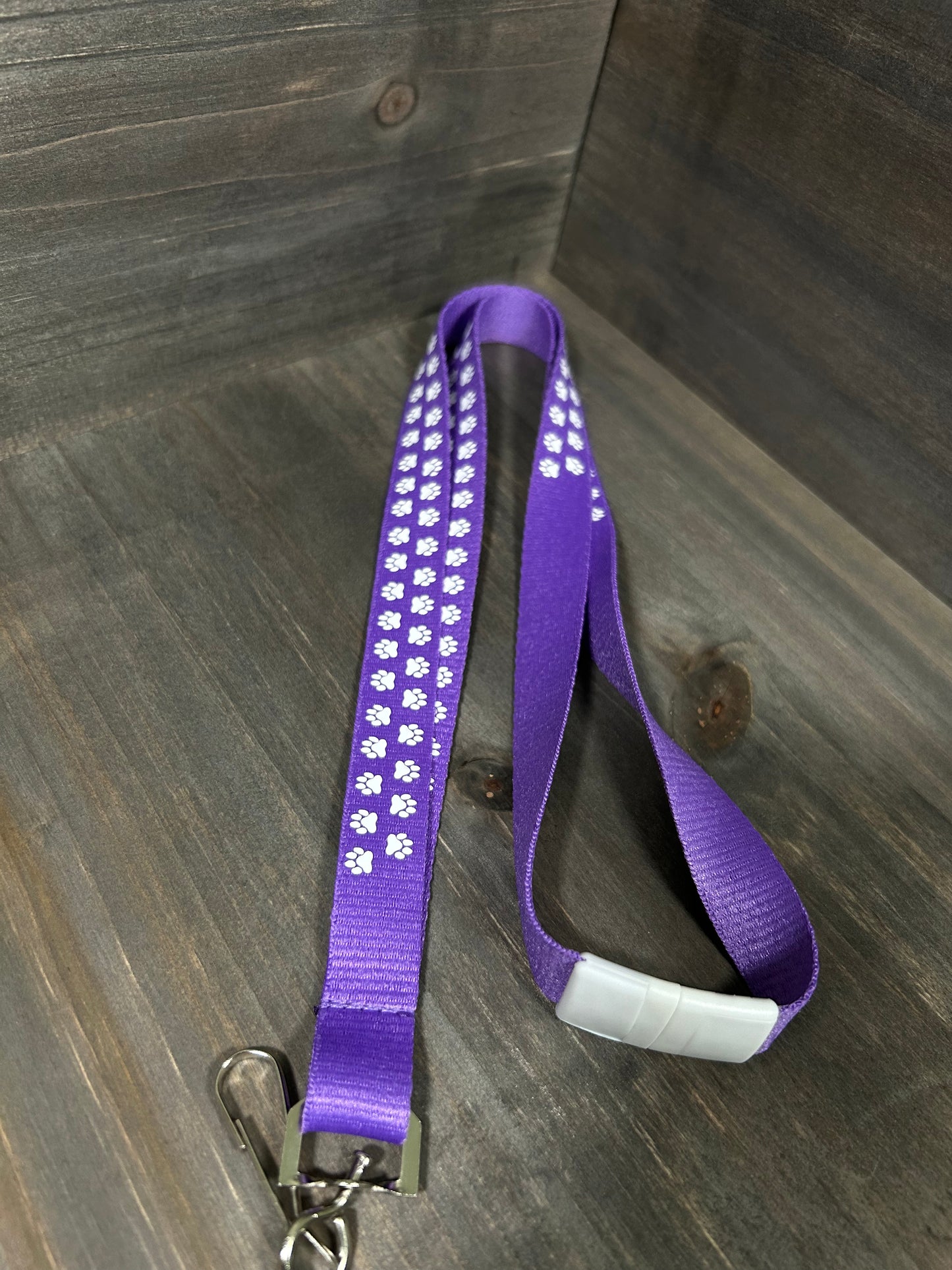 Pawprint Breakaway Lanyard