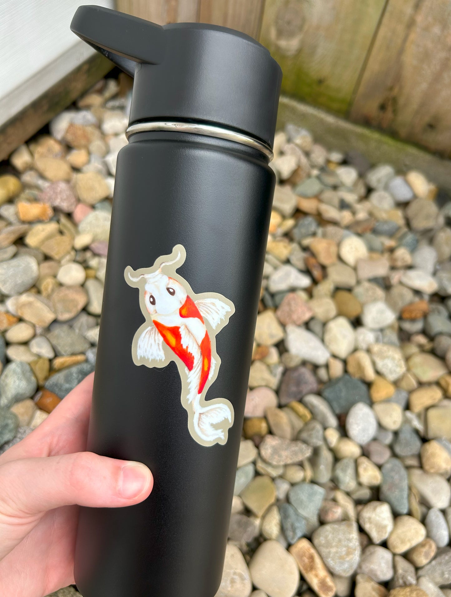 Koi Fish Vinyl Sticker