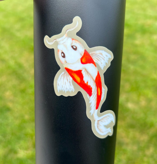 Koi Fish Vinyl Sticker