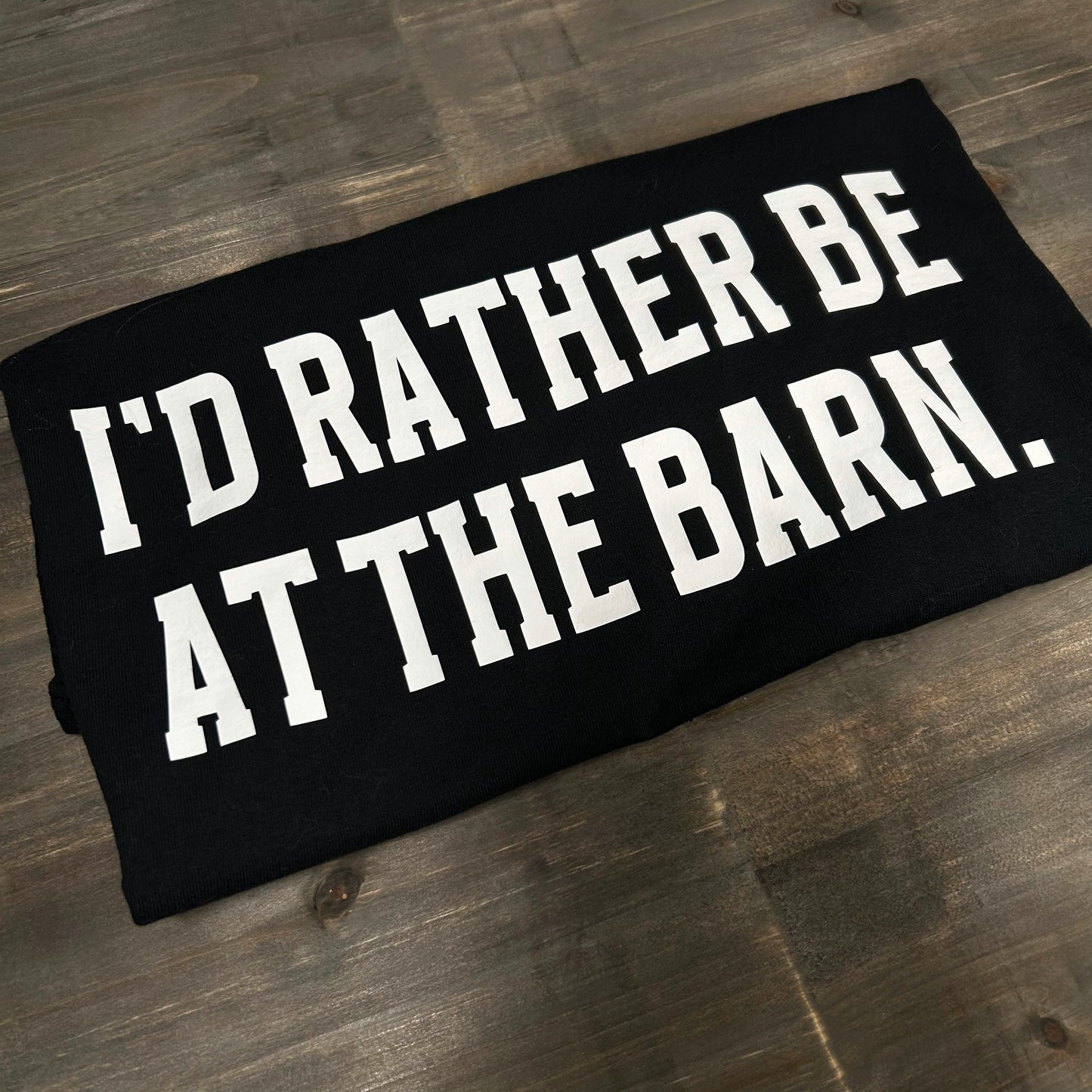 I'd Rather Be at the Barn