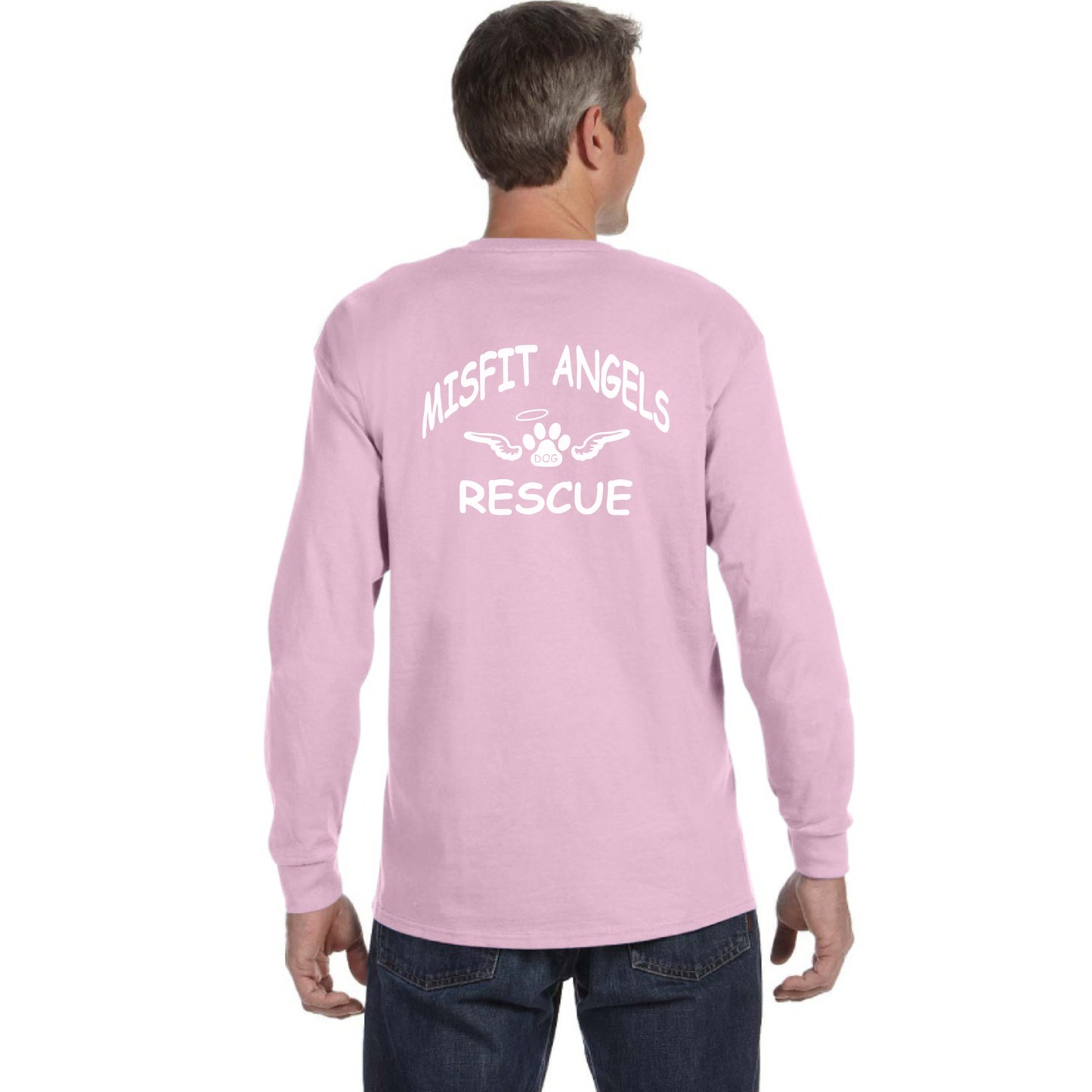 Misfit Angels Dog Rescue Long Sleeve Shirt