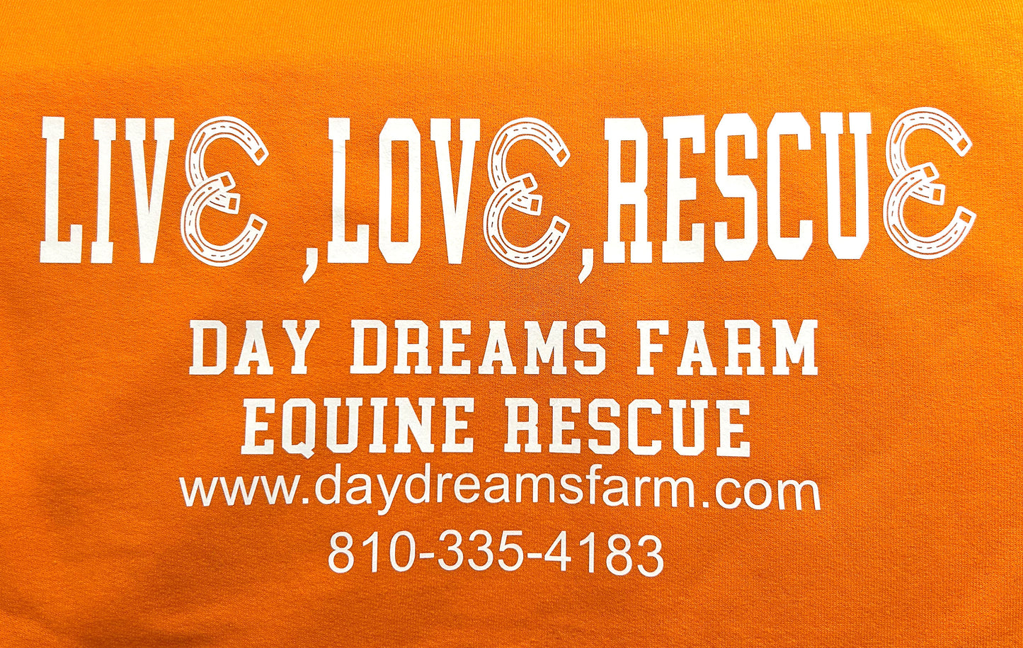 Day Dreams Farm "Live, Love, Rescue" Hooded Sweatshirt