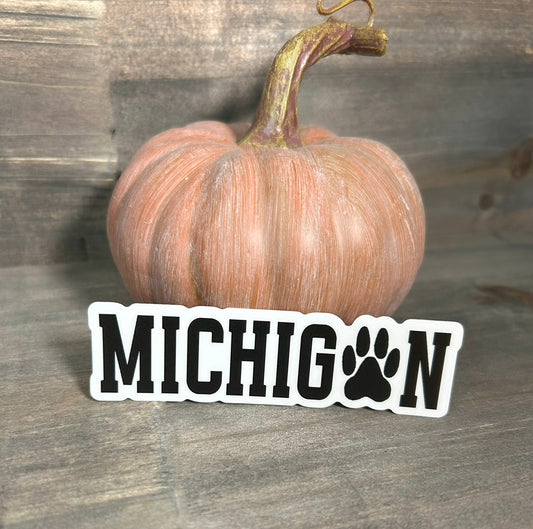 Michigan Matte Vinyl Sticker