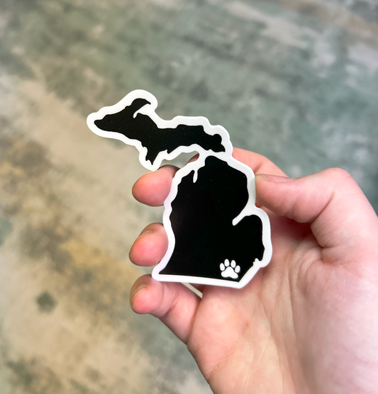 State of Michigan Matte Vinyl Sticker