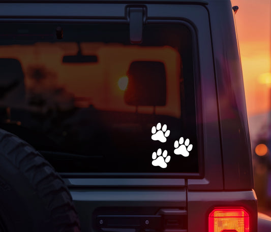 Pawprint Vinyl Decal