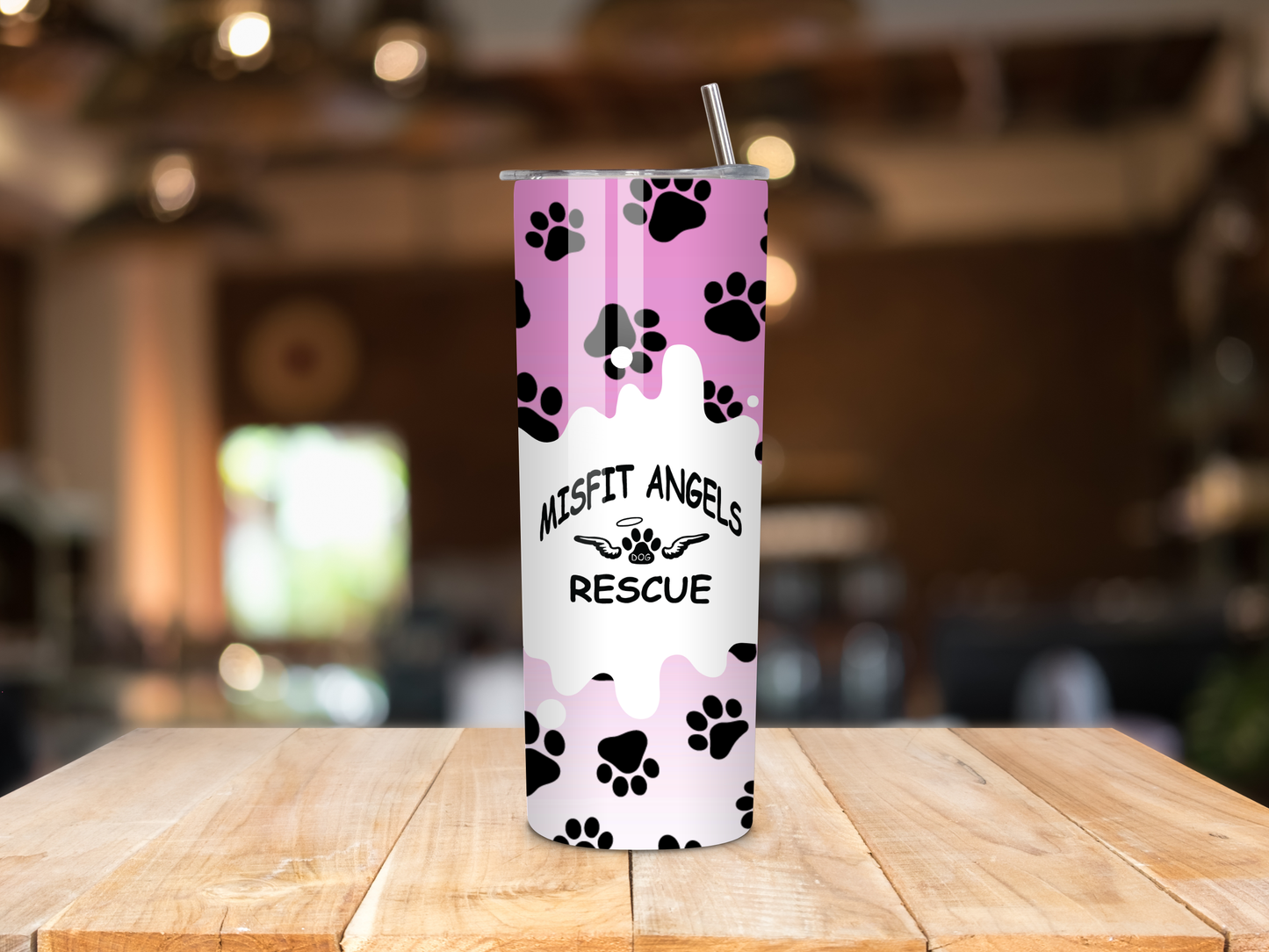 Misfit Angels Logo Tumbler