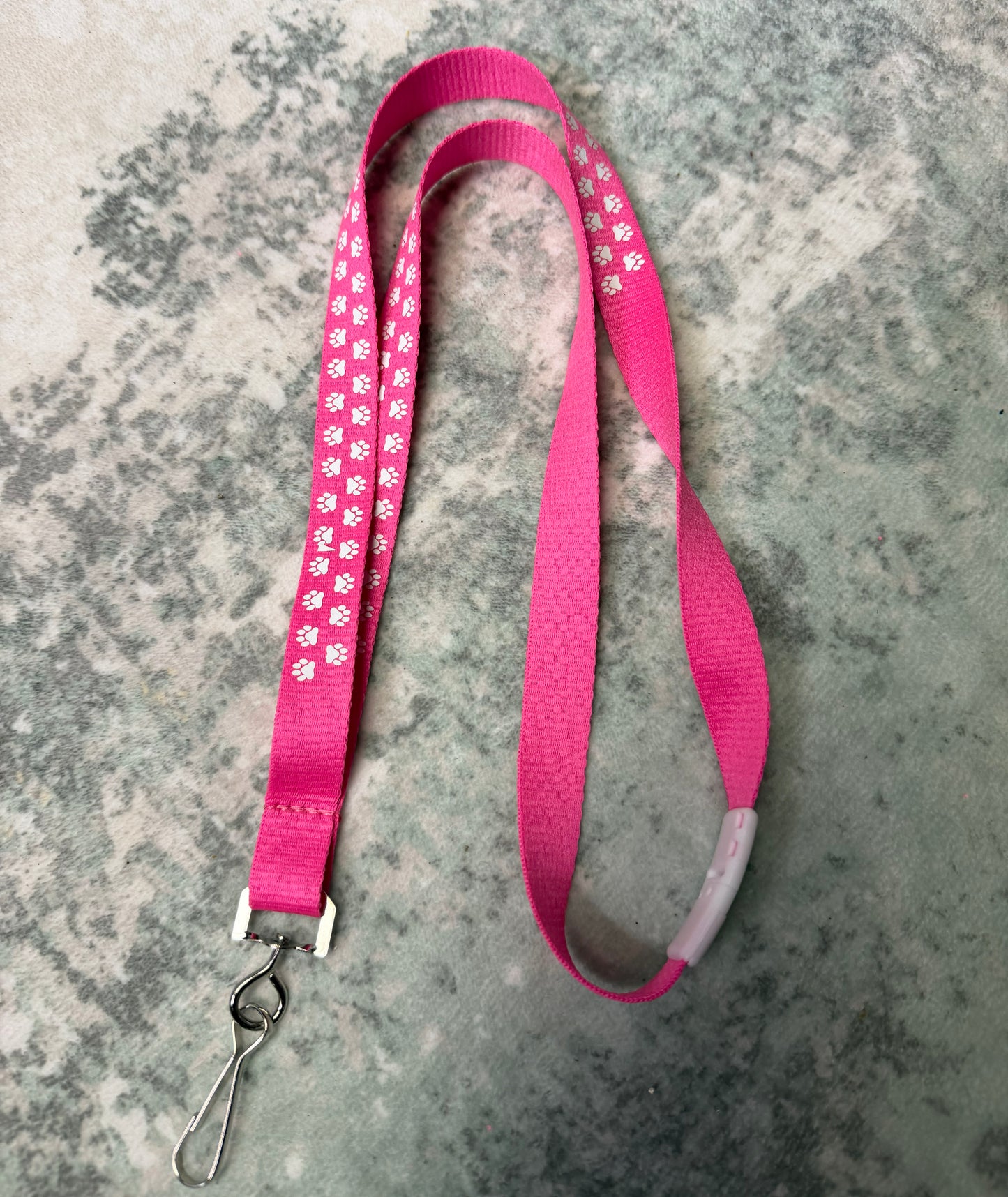 Pawprint Breakaway Lanyard