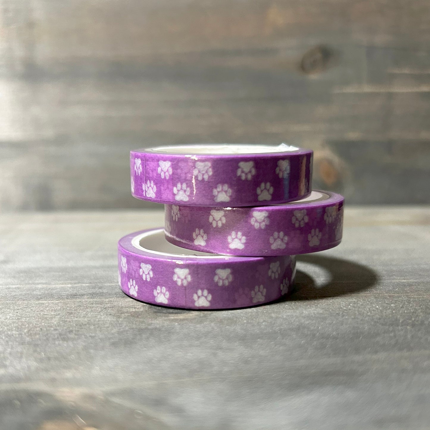 Purple Paw Print Washi Tape