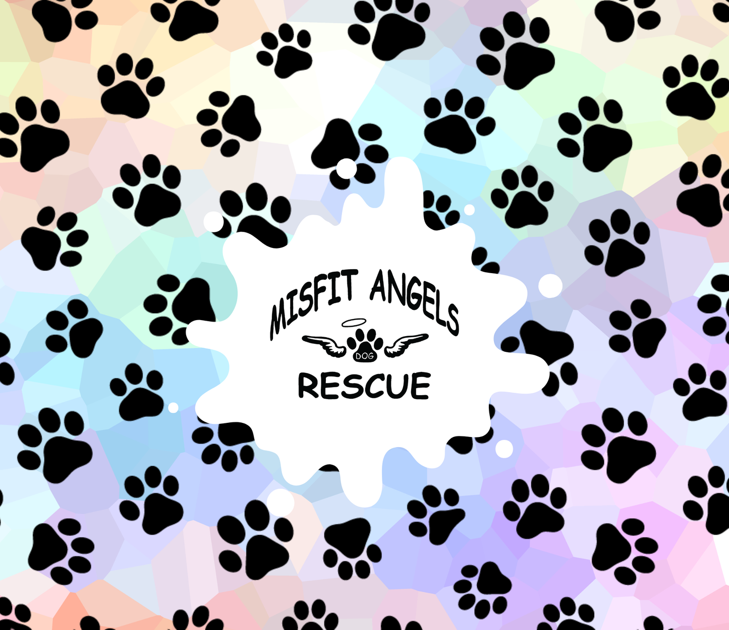 Misfit Angels Rainbow Tumbler