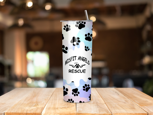 Misfit Angels Rainbow Tumbler
