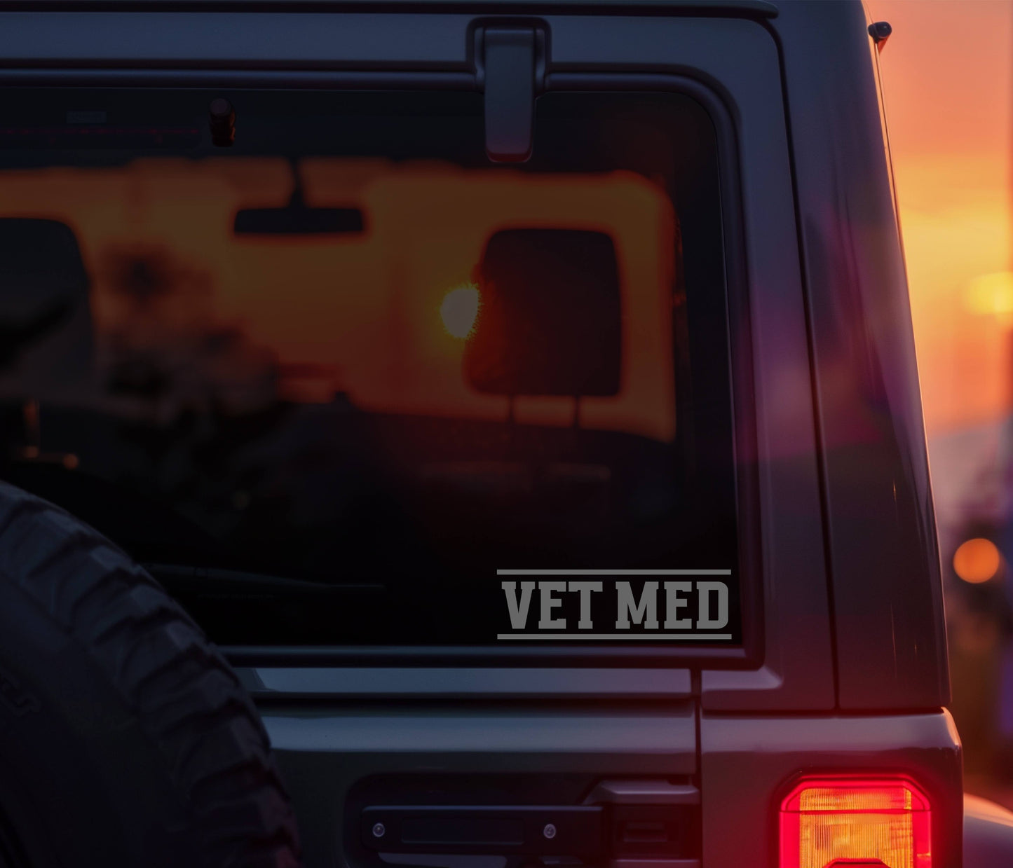 Vet Med Vinyl Decal