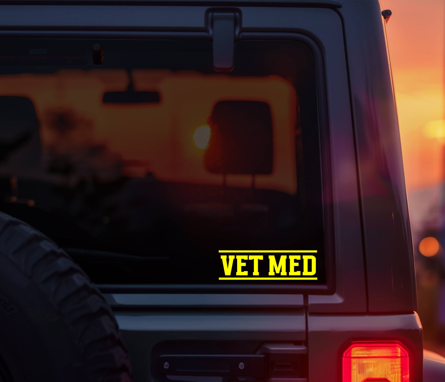 Vet Med Vinyl Decal
