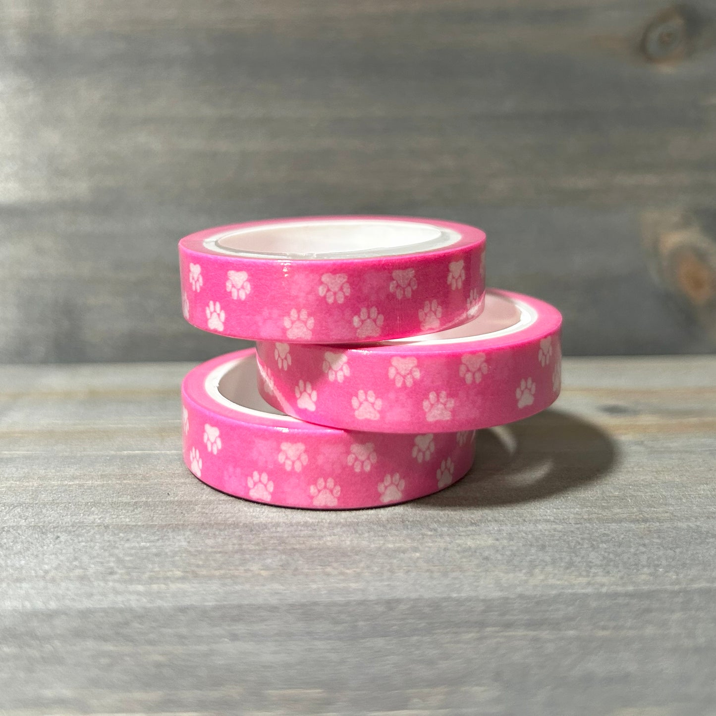 Pink Paw Print Washi Tape